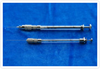 Syringe pre-fitted with valves(2)