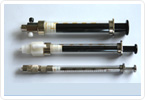 Syringe pre-fitted with valves(3)