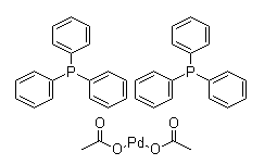 Bis(triphenylphosphinepalladium) acetate  14588-08-0