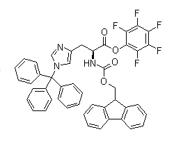 Fmoc-His(Trt)-OPfp  109434-24-4