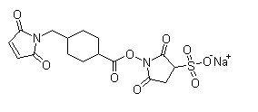Sulphosuccinimidyl-4-(N-maleimidomethyl)cyclohexane-1-carboxylate sodium salt