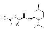 (2R,5R)-5-Hydroxy-1,3-oxathiolane-2-carboxylic acid (1R,2S,5R)-5-methyl-2-(1-methylethyl)cyclohexyl ester 147126-62-3 