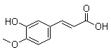 3-Hydroxy-4-methoxycinnamic acid 537-73-5
