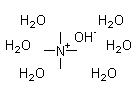 Tetramethylammonium hydroxide pentahydrate 10424-65-4