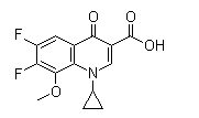 1-Cyclopropyl-6,7-difluoro-1,4-dihydro-8-methoxy-4-oxo-3-quinolinecarboxylic acid 112811-72-0 