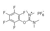 (Dimethylamino)dimethyl(2,3,4,5,6-pentafluorophenoxy)methanaminium hexafluorophosphate 206190-14-9