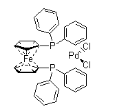 [1,1'-Bis(diphenylphosphino)ferrocene]dichloropalladium(II) 72287-26-4 